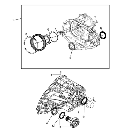 Jeep Grand Cherokee 2021-Present Case And Related Parts Retainer