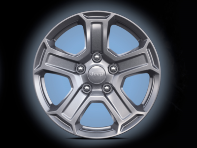 Wrangler 2018-Present 17″ Silver Alloy Wheels