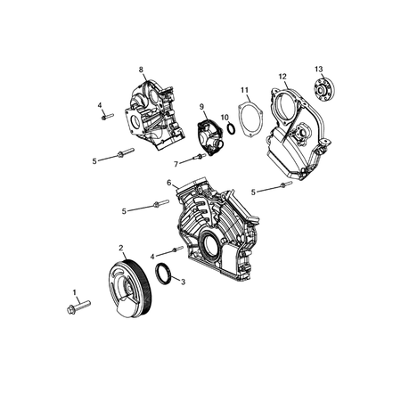 Jeep Grand Cherokee 2011-2020 Timing Belt/Chain And Cover And Balance Shaft Screw