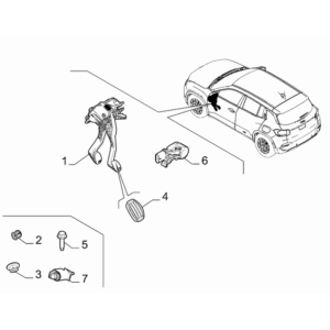 Jeep Renegade 2015-Present Brake Vacuum System Seal Gasket