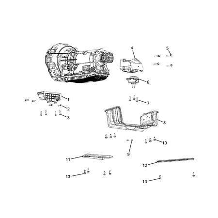 Jeep Grand Cherokee 2011-2020 Mounting And Skid Plate Pad