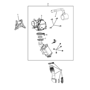 Jeep Renegade 2015-Present Air Cleaner And Ducts Collar