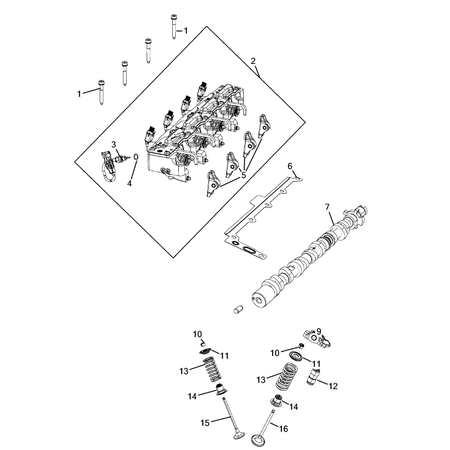 Jeep Cherokee 2014-2018 Camshaft And Valve Screw