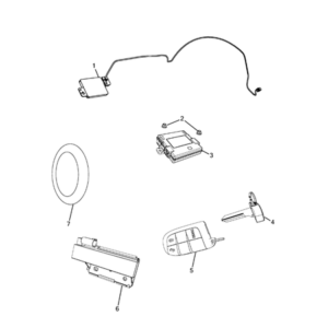 Jeep Grand Cherokee 2011-2020 Power Distribution Center, Fuse Block, Junction Block, Relays And Fuses Electric Cable