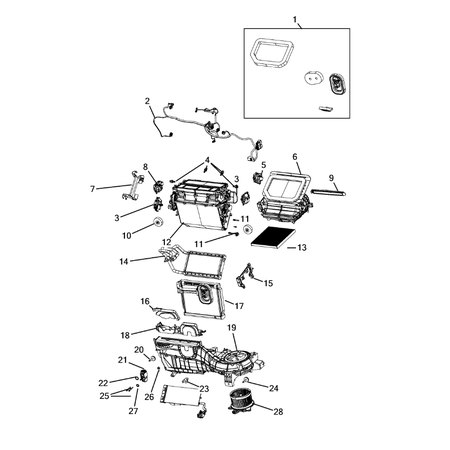 Jeep Wrangler 2018-Present Air Conditioner And Heater Units Air Conditioner