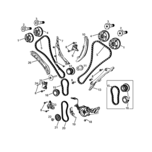 Jeep Wrangler 2018-Present Engine Oiling, Oil Pan And Indicator (Dipstick) Seal Gasket