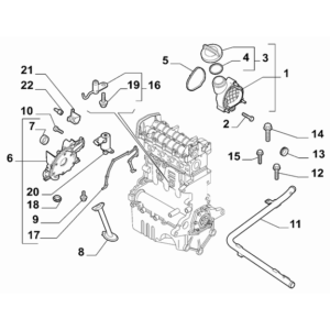 Jeep Renegade 2015-Present Distribution Seal Gasket