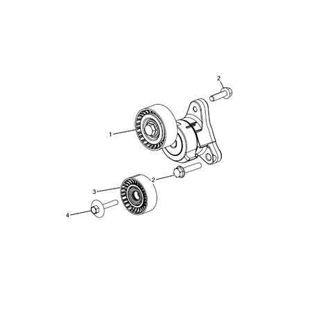 Jeep Cherokee 2014-2018 Pulleys And Related Parts Screw