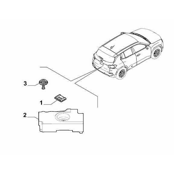 Jeep Avenger 2023-Present Tools Container