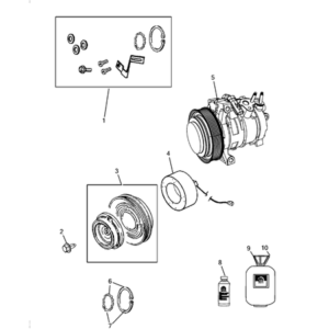 Jeep Grand Cherokee 2011-2020 Air Conditioner Compressor And Mounting Spring Retainer