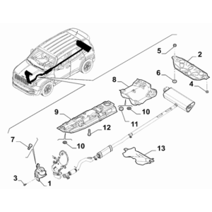 Jeep Renegade 2015-Present Exhaust Gas Control Device Pipe