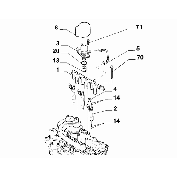 Jeep Avenger 2023-Present Fuel Injection System Seal Gasket