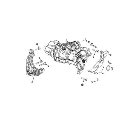 Jeep Compass 2017-Present Transfer Case And Ptu Assembly Screw