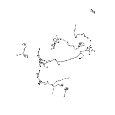 Jeep Cherokee 2014-2018 Wiring-Body And Accessories Cable Harness