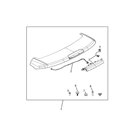 Jeep Compass 2017-Present Moldings And Ornamentation Screw