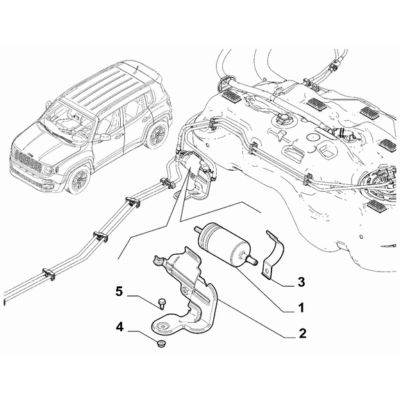 Jeep Renegade 2015-Present Pre-Filter Screw