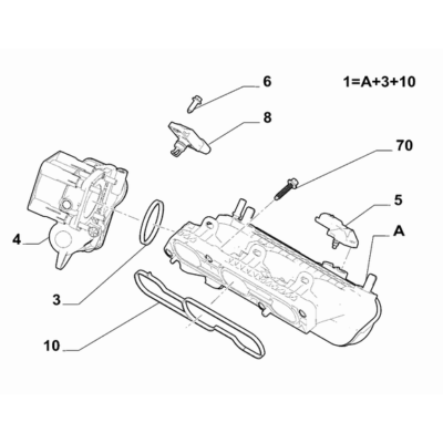 Jeep Avenger 2023-Present Intake Manifold Seal Gasket