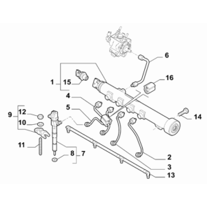 Jeep Wrangler 2018-Present Fuel Tank Filler Tube Hose