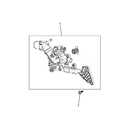 Jeep Cherokee 2014-2018 Water Pump And Related Parts Screw