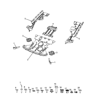 Jeep Grand Cherokee 2021-Present Floor Pans Protection