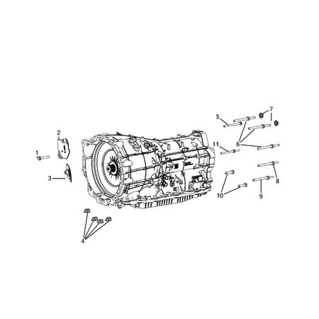 Jeep Grand Cherokee 2021-Present Mounting And Skid Plate Screw