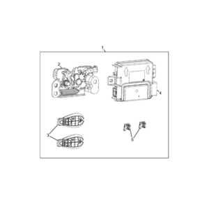 Jeep Wrangler 2018-Present Battery, Battery Tray And Cables Screw