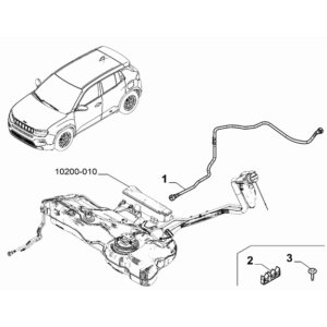 Jeep Renegade 2015-Present Power Plant Suspensions Rod