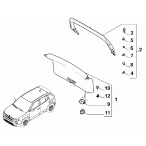 Jeep Renegade 2015-Present Back Door Pad