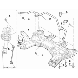 Jeep Avenger 2023-Present Front Suspension Boot