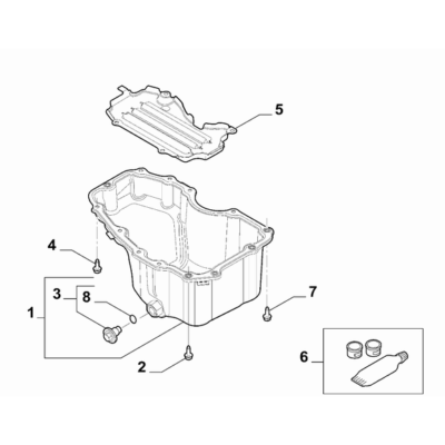 Jeep Renegade 2015-Present Oil Cap And Base Cover Oil Sump