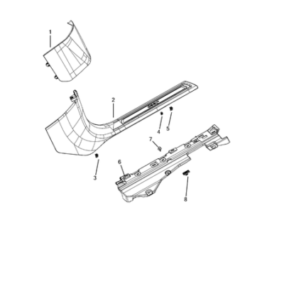 Jeep Grand Cherokee 2021-Present Panels – Moldings – Scuff Plates, Pillar, Cowl, 1/4 Panel Trim And Cargo Covers Moulding