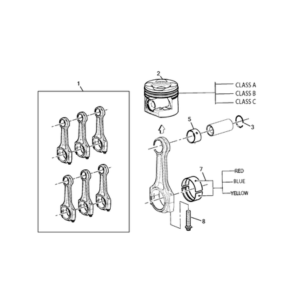 Jeep Grand Cherokee 2011-2020 Crankshaft, Piston, Drive Plate, Flywheel, And Damper Screw