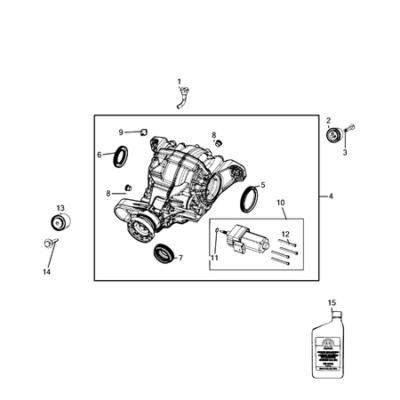 Jeep Grand Cherokee 2021-Present Rear Axle Assembly Screw