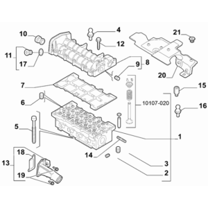 Jeep Wrangler 2018-Present Crankshaft, Piston, Drive Plate, Flywheel, And Damper Screw