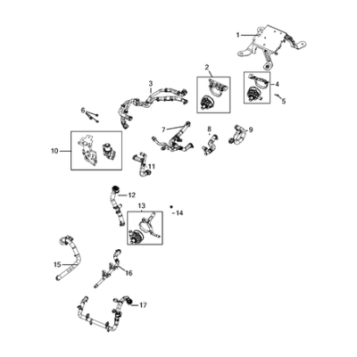 Jeep Wrangler 2018-Present Battery Cooling Pump