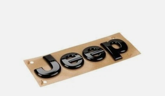 Jeep Renegade 2015-Present Front JEEP Badge (BLACK)