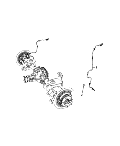 Wrangler 2018-Present Rear ABS Sensor